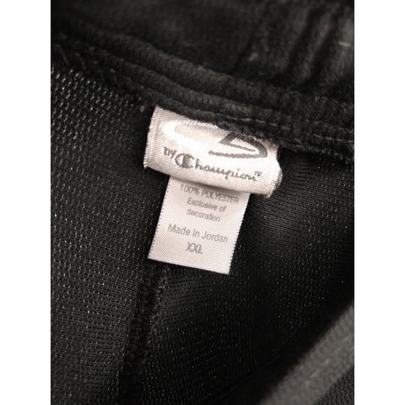 C9 by Champion Mens Track Pants XL Side Stripe Training Athletic Black Gray - Picture 2 of 7